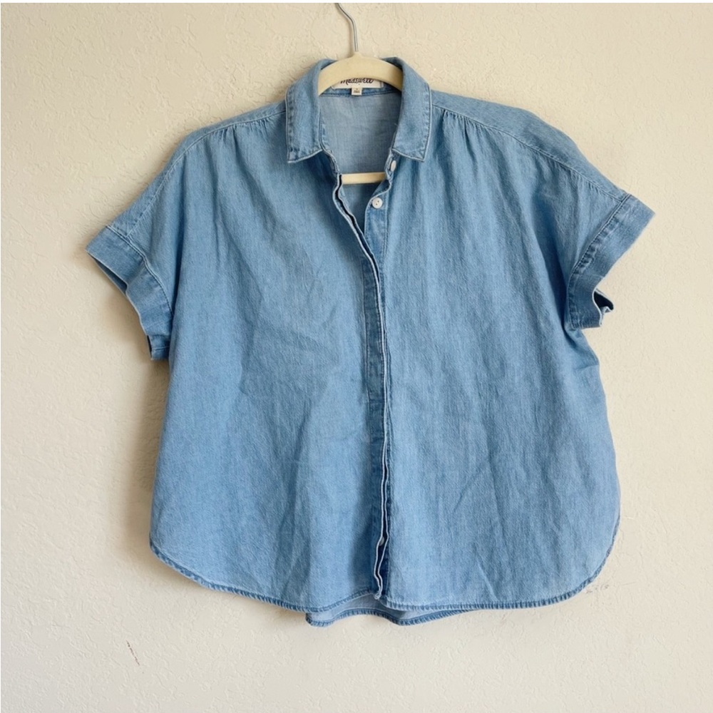 Madewell Denim Short Sleeve Shirt